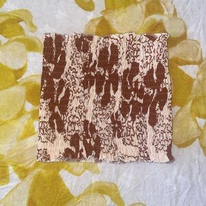 ❌SOLD - Manuhealii Brown and Cream Textured Fabric